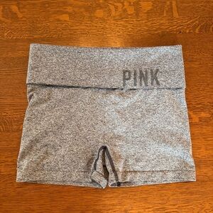PINK Victoria's Secret Heather Gray Bike Shorts